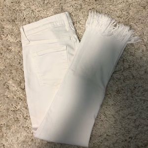 Just Black White Jeans